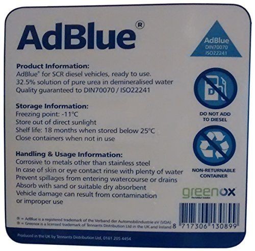 10l greenox adblue with spout - adblue,